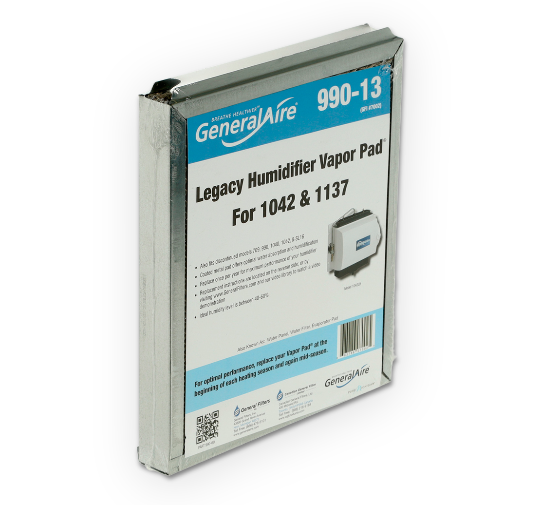 GeneralAire Whole House Humidifier Pad (Vapour Pad) - GF-990-13 (1-Pack)