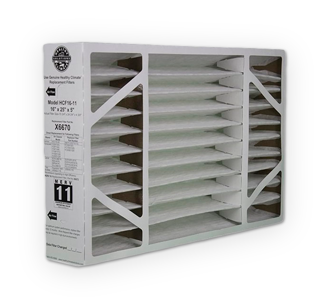 Lennox X6670 Healthy Climate MERV 11 Air Filter - 16x25x5 (1-pack)
