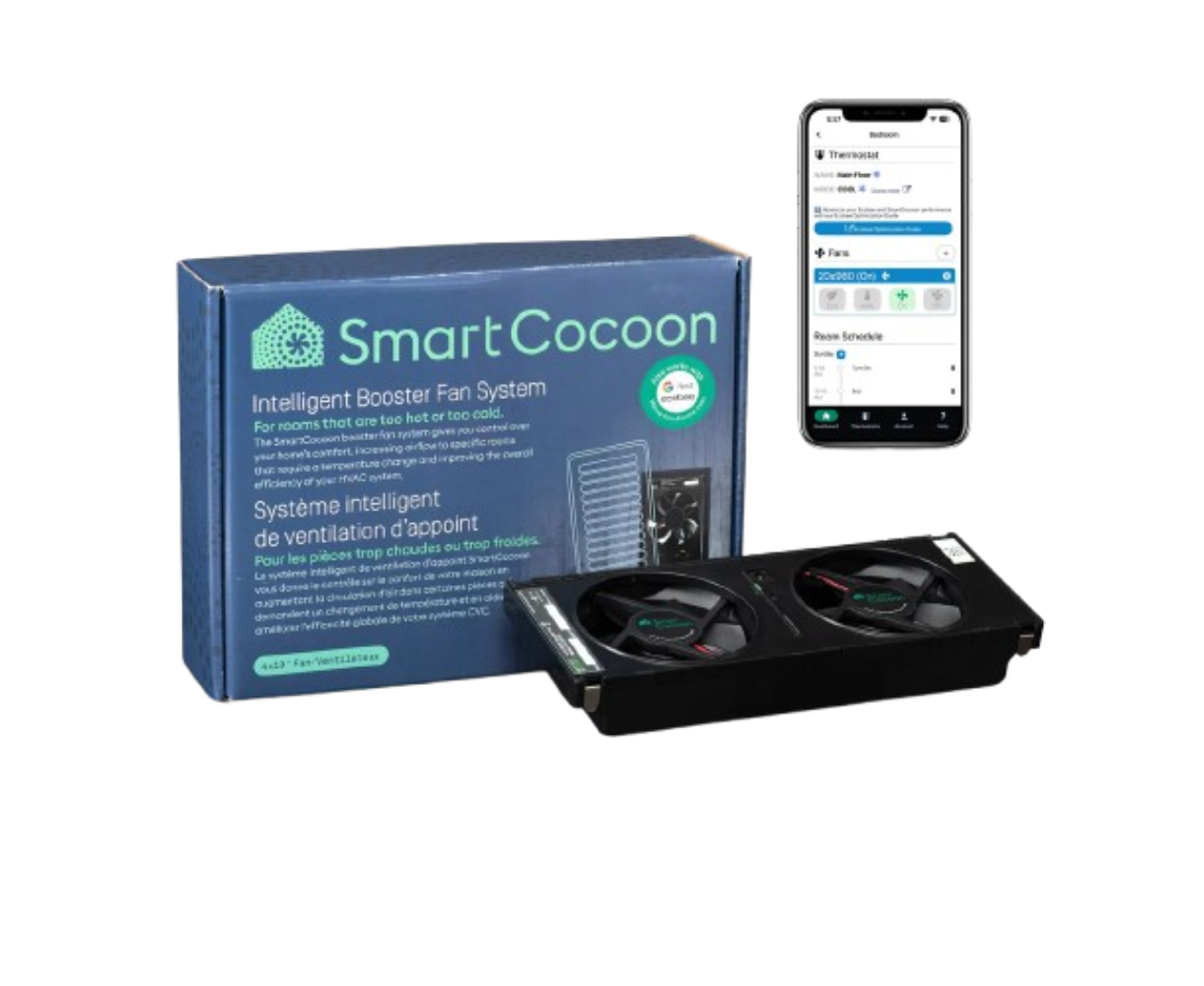 SmartCocoon Smart Vent / Register Booster Fan