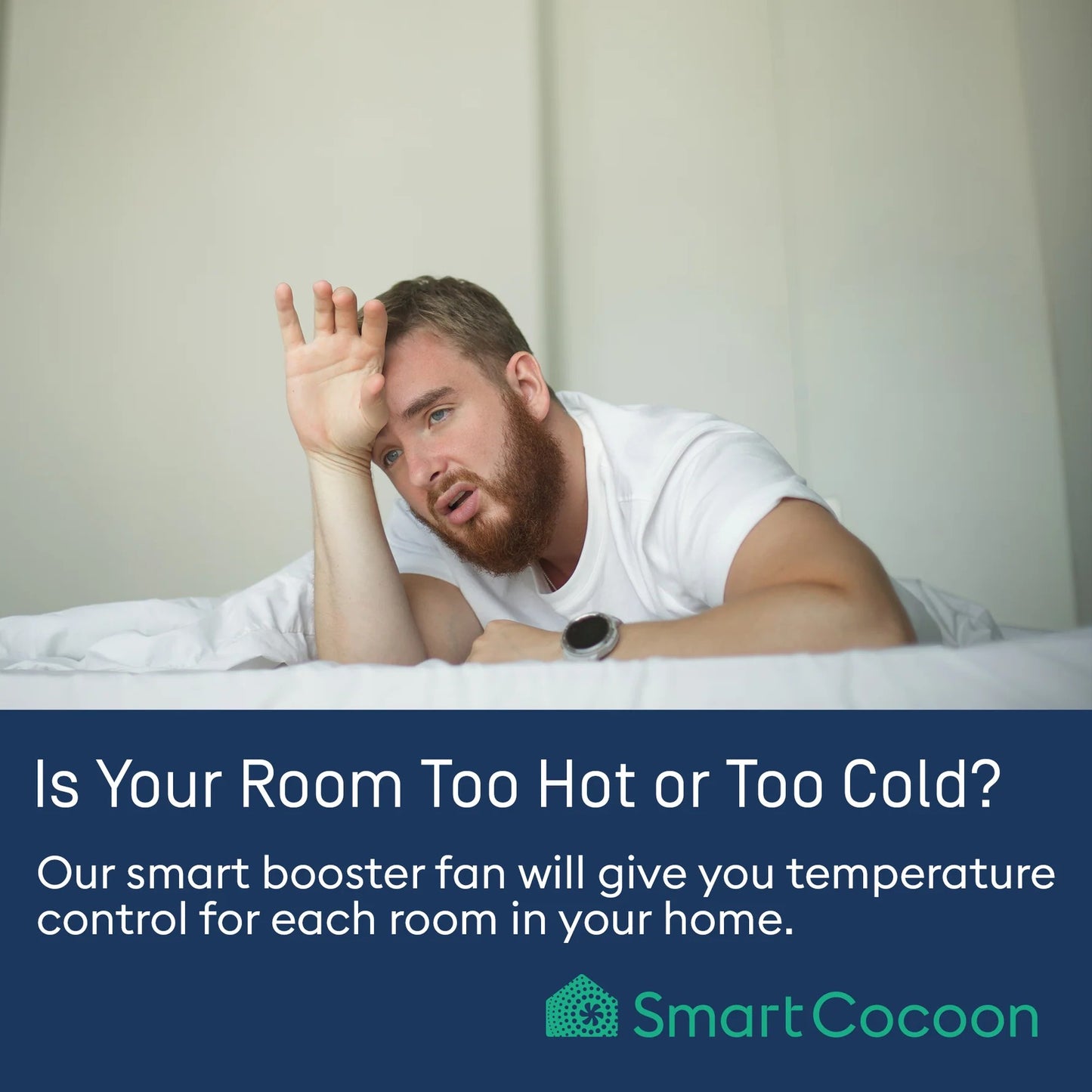 SmartCocoon Smart Vent / Register Booster Fan For 3x10 and 4x10 Vents