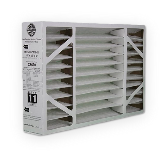 Lennox X6670 Healthy Climate MERV 11 Air Filter - 16x25x5 (1-pack)