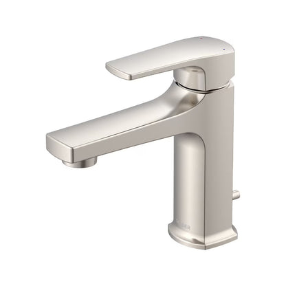 Gerber Tribune® Single Handle Bathroom Faucet with Pop-Up Drain & Plate (Brushed Nickel)