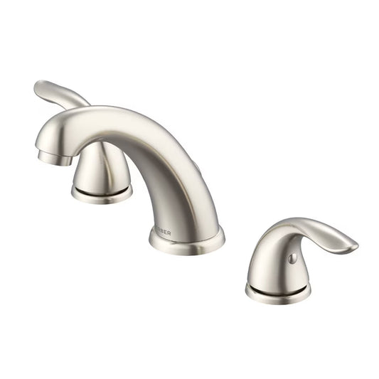 Gerber Viper™ Two Handle Widespread Bathroom Faucet with Touch-Down Drain (Brushed Nickel)