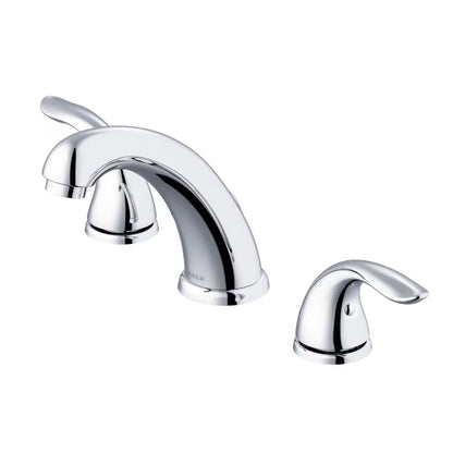 Gerber Viper™ Two Handle Widespread Bathroom Faucet with Touch-Down Drain (Chrome)