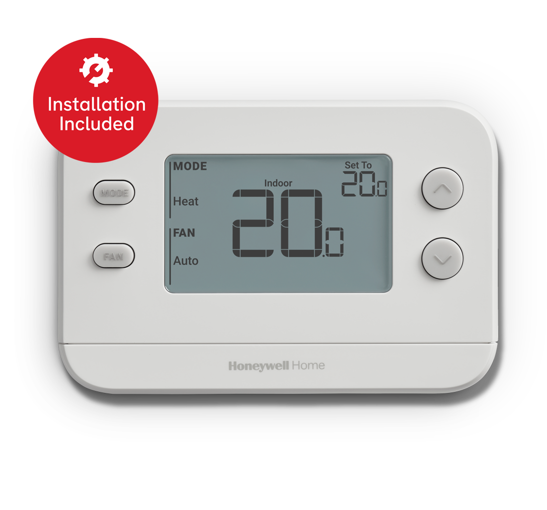 Honeywell Home FocusPRO N100 Non-Programmable Thermostat - 1H/1C Compatible
