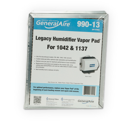GeneralAire Whole House Humidifier Pad (Vapour Pad) - GF-990-13 (1-Pack)