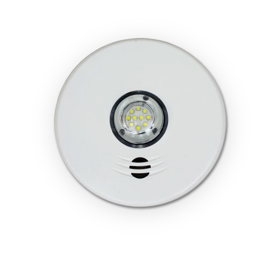 Kidde Hardwire Interconnect 3-in-1 Smoke & CO Alarm with LED Strobe Light and 10-Year Battery Backup (P4010ACLEDSCOCA)