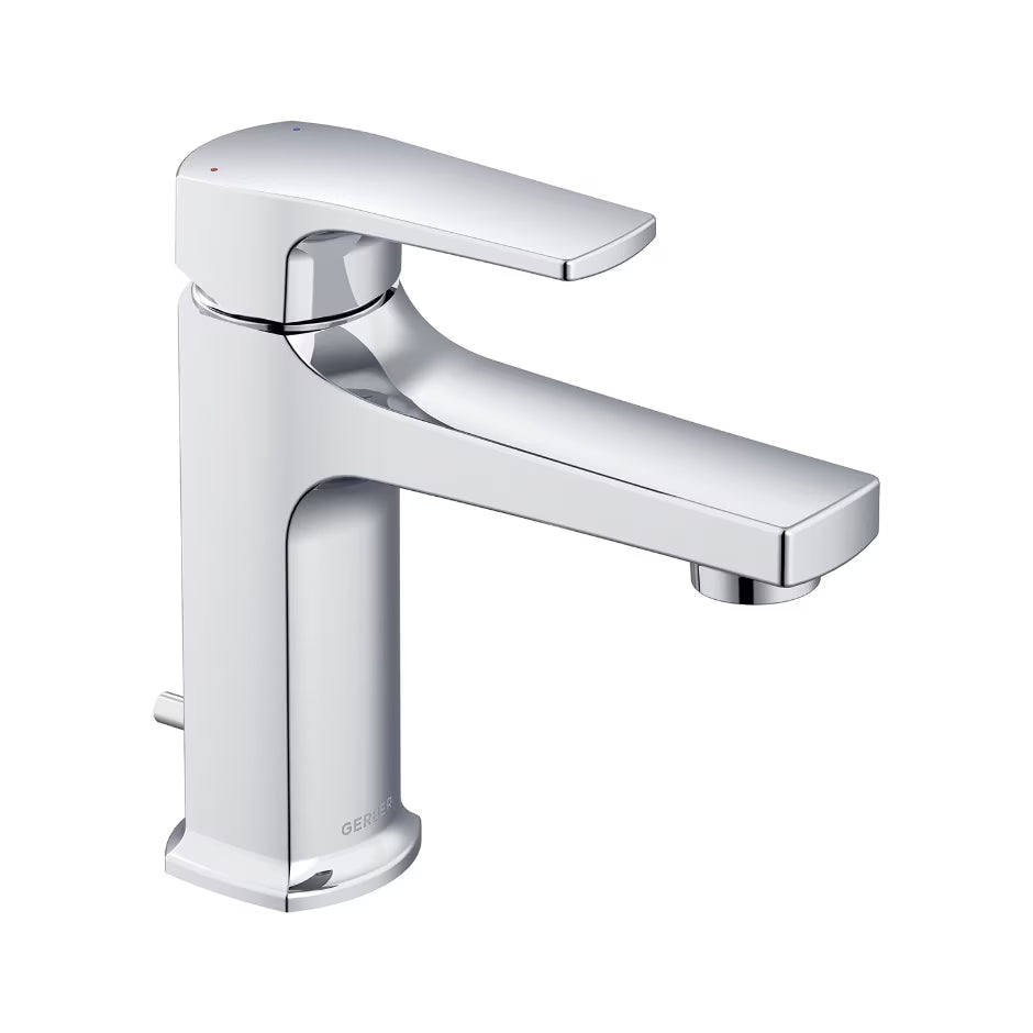 Gerber Tribune® Single Handle Bathroom Faucet with Pop-Up Drain & Plate (Chrome)