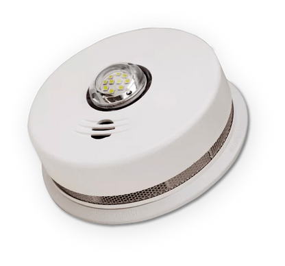 Kidde Hardwire Interconnect 3-in-1 Smoke & CO Alarm with LED Strobe Light and 10-Year Battery Backup (P4010ACLEDSCOCA)