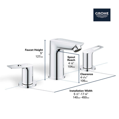 GROHE Bauloop Two-Handle M-Size Bathroom Faucet
