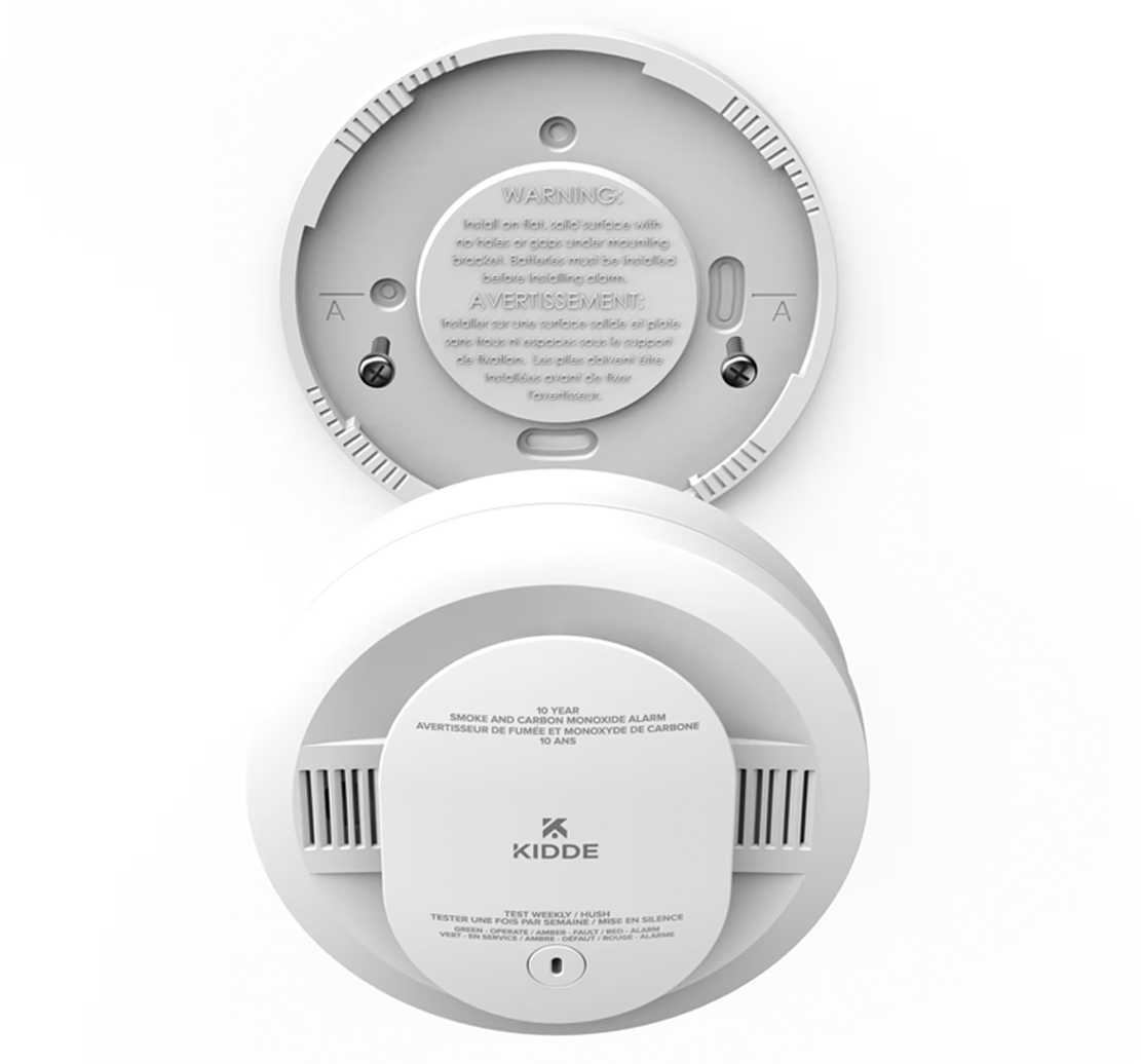 Stay Safe: Kidde Smoke And Carbon Monoxide Alarm (30CUDR-V) With Voice Alerts - Smart Home Compatible
