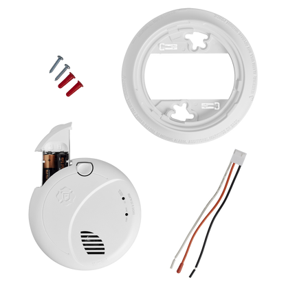 First Alert Hardwire Interconnect Smoke & CO Alarm with AA Battery Backup & Voice (SMCO100V)
