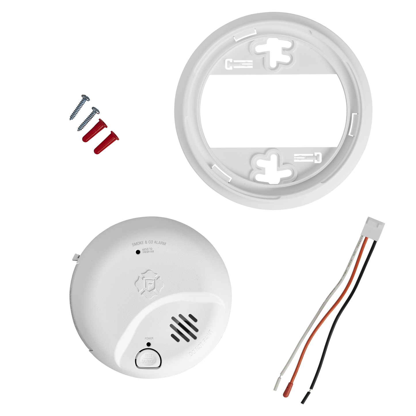 First Alert Hardwire Interconnect Smoke & CO Alarm with 10-Year Sealed Lithium Battery Backup (SMICO105-AC)