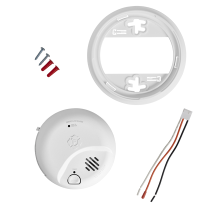 First Alert Hardwire Interconnect Smoke & CO Alarm with 10-Year Sealed Lithium Battery Backup (SMICO105-AC)