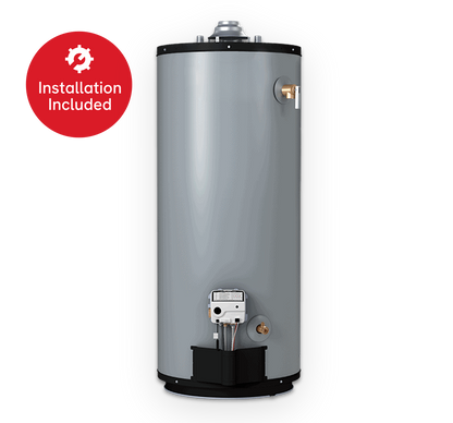 50 Gallon Conventional Vent (CV) Tank Water Heater (Gas-Powered)